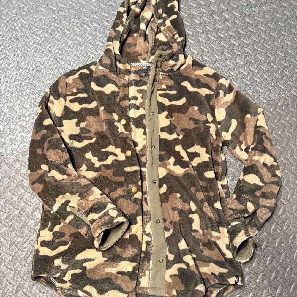 Woman’s Camouflage fleece Volcom Hoodie